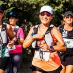 People running a marathon