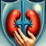 Εικόνα με χέρι που κρατά νεφρούς